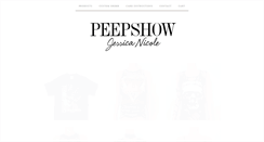 Desktop Screenshot of peepshowclothing.com